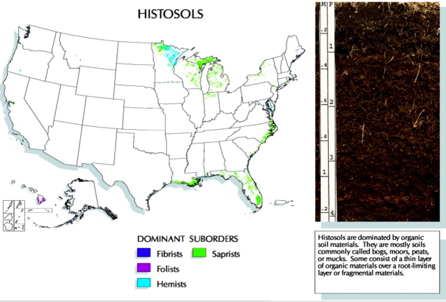 US Histosol map